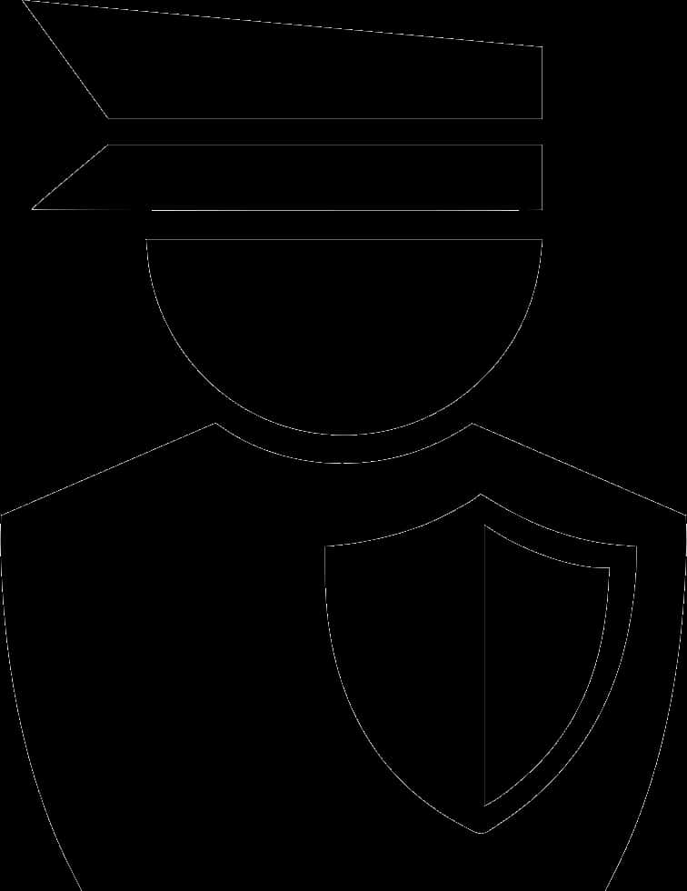 Police Officer Icon Outline PNG