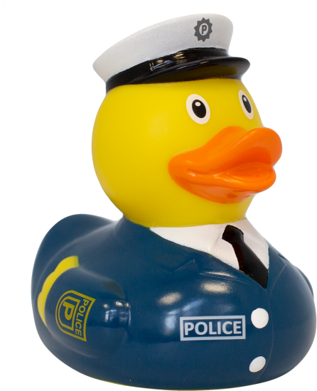 Download Police Officer Rubber Duck | Wallpapers.com