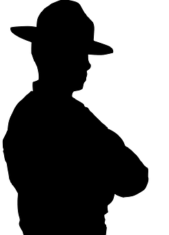 Police Officer Silhouette PNG