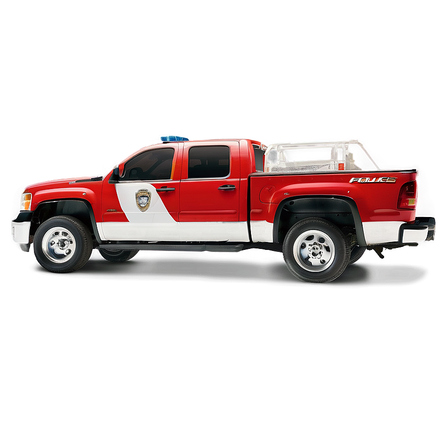 Police Pickup Truck Png 06252024 PNG