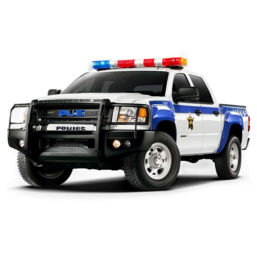 Police Pickup Truck Png Yfi98 PNG