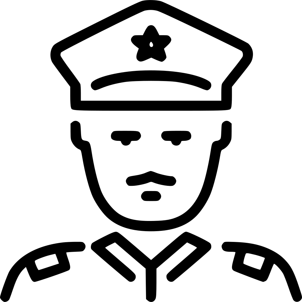 Policeman Icon Graphic PNG