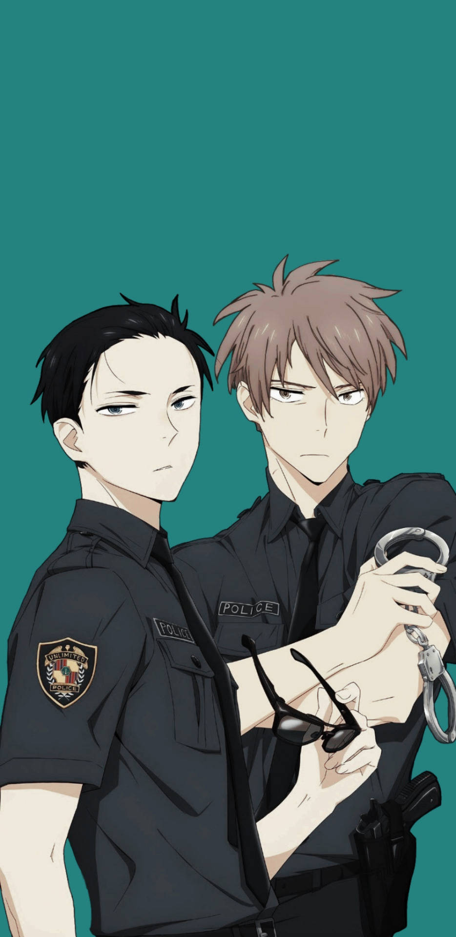Dynamic Duo - Daisuke Kambe and Haru Kato from The Millionaire Detective Balance: Unlimited Wallpaper