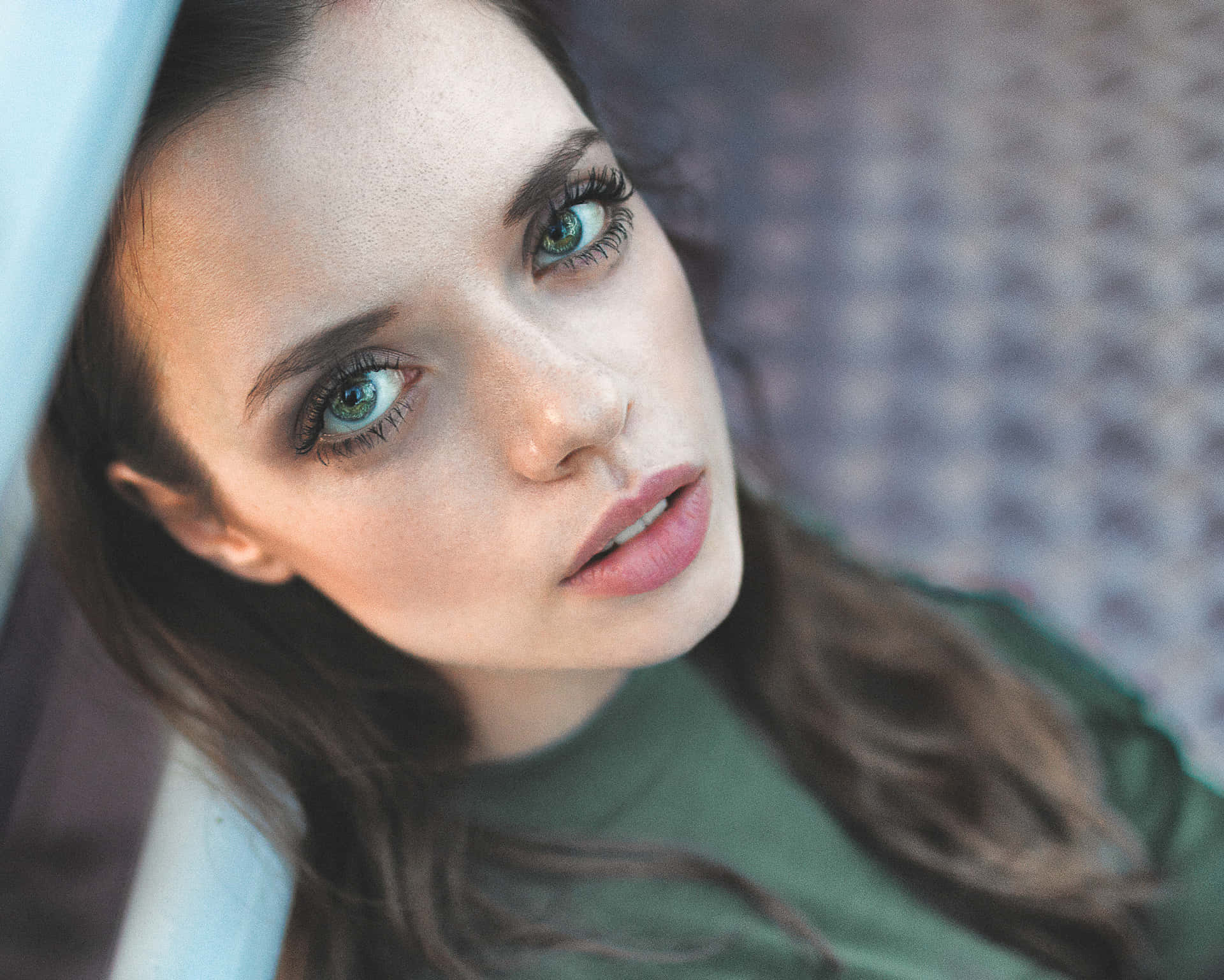 Polish Model Kuba Brencz With Green Eyes Wallpaper