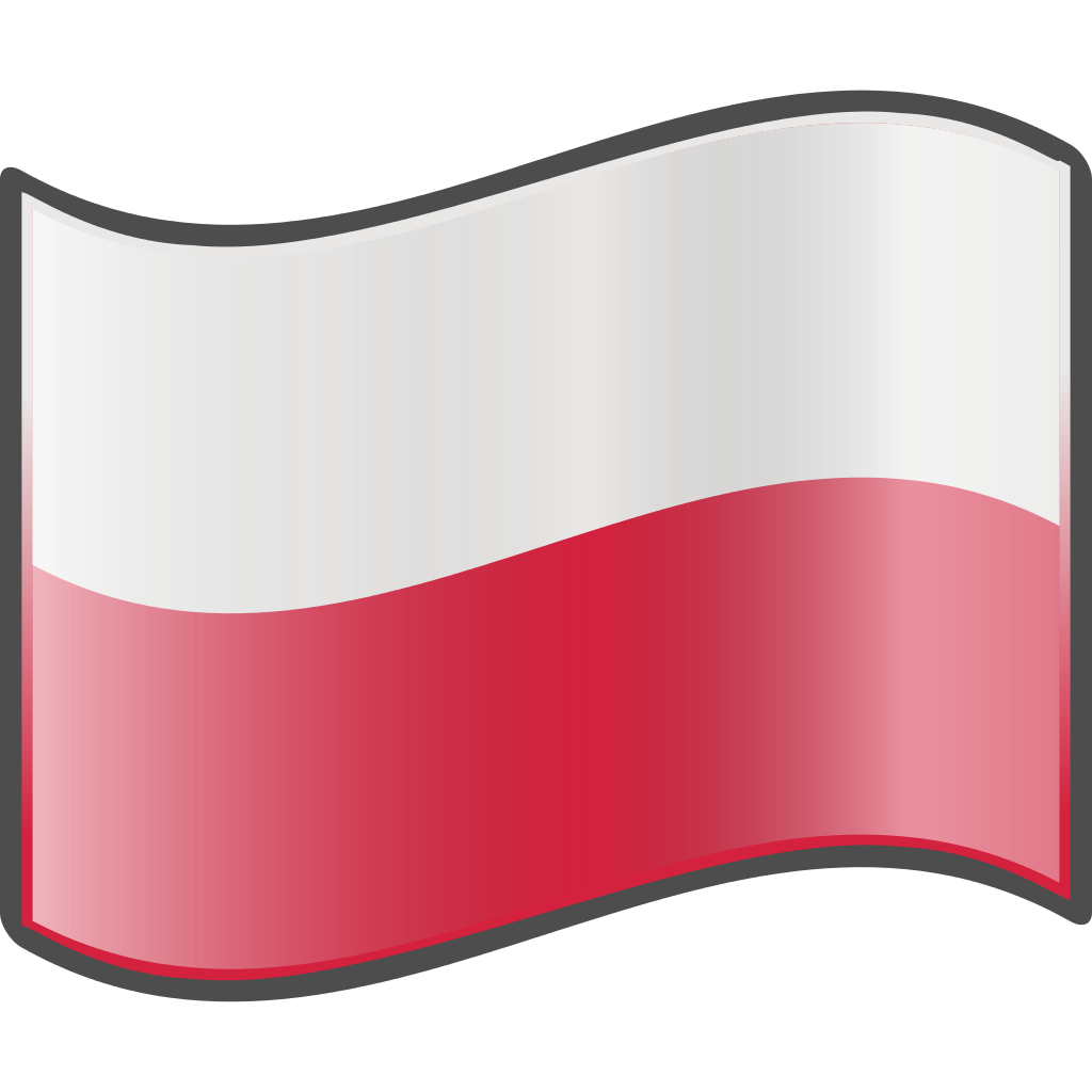 Polish National Flag Waving PNG