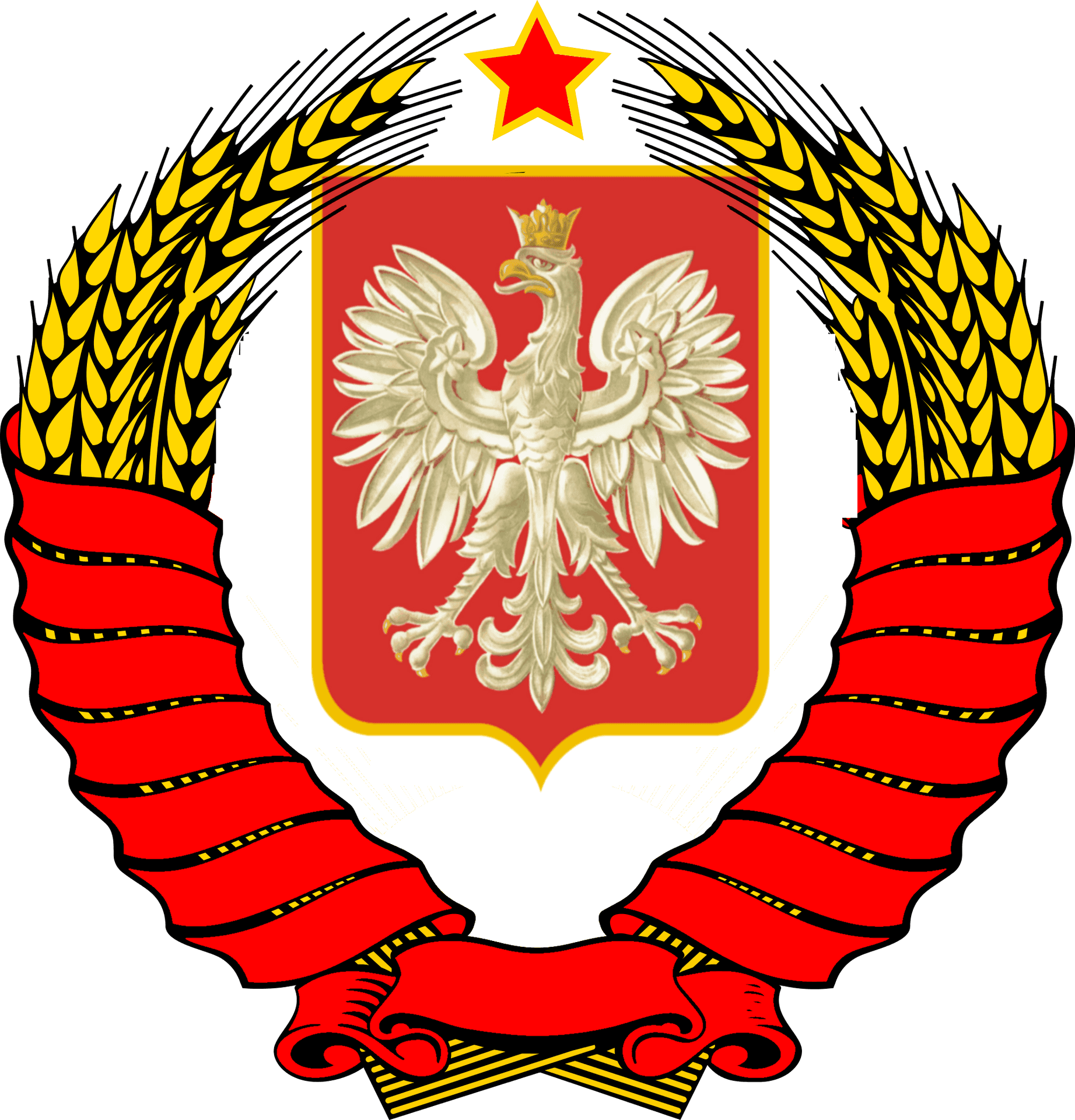 Polish_ People's_ Republic_ Coat_of_ Arms PNG