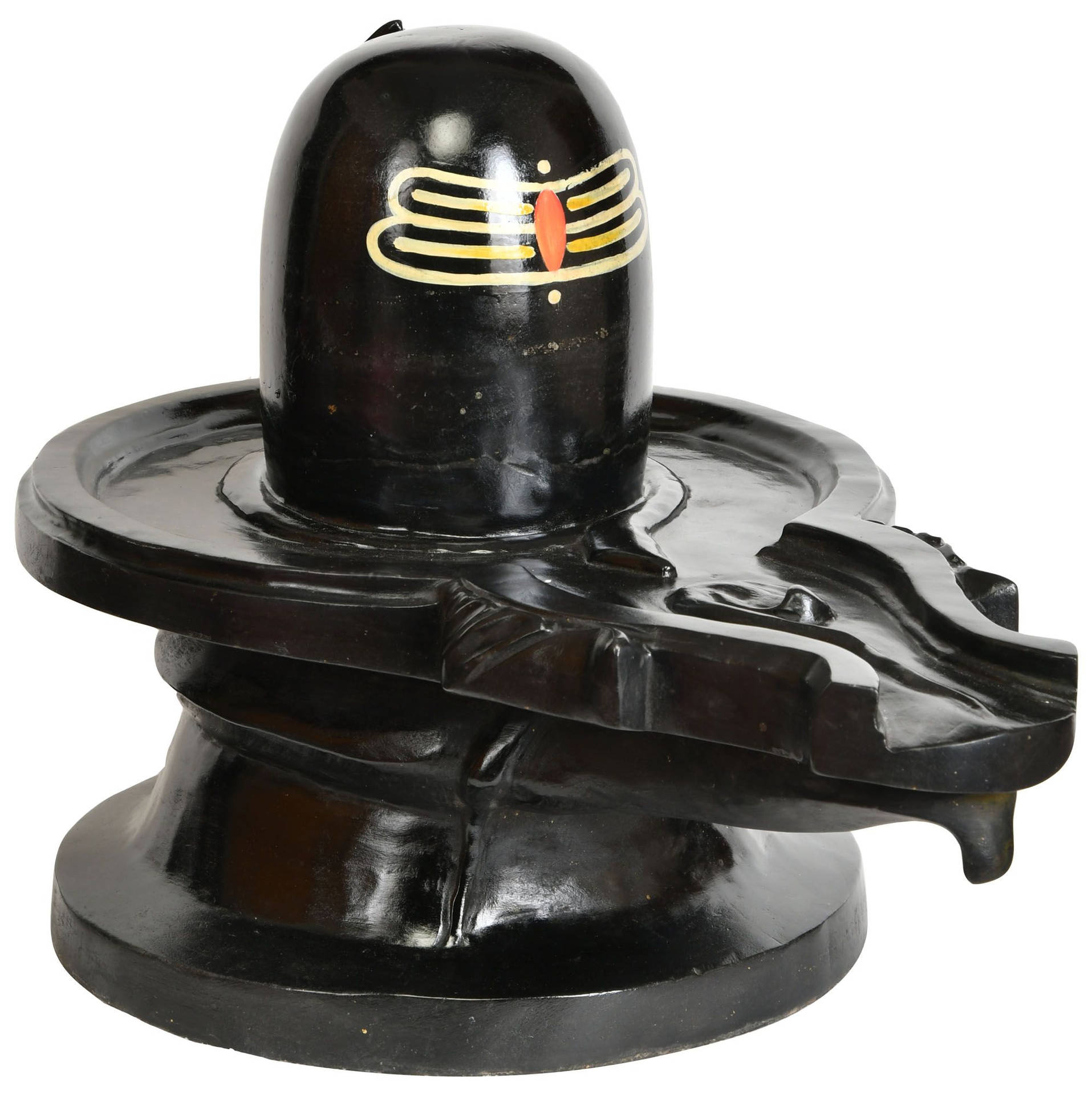 Download Polished Black Shiva Lingam Wallpaper 