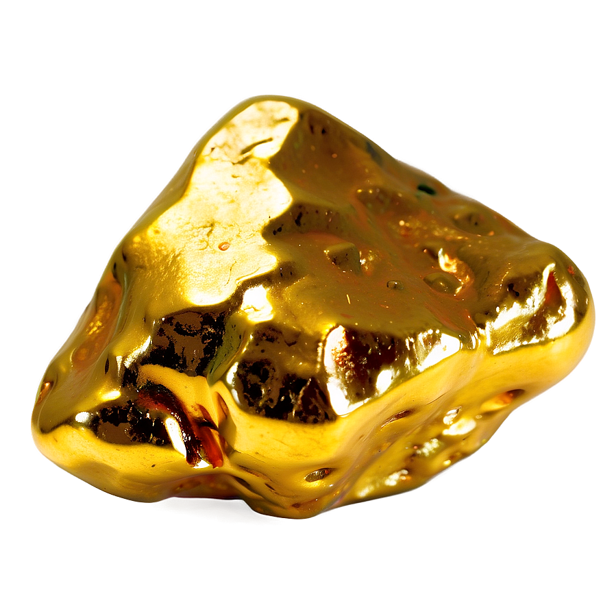 Polished Gold Nugget Png Hac PNG