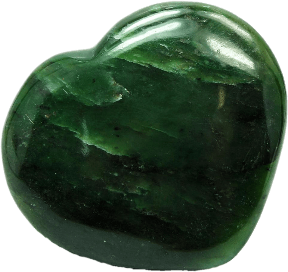 Polished Green Jade Stone PNG