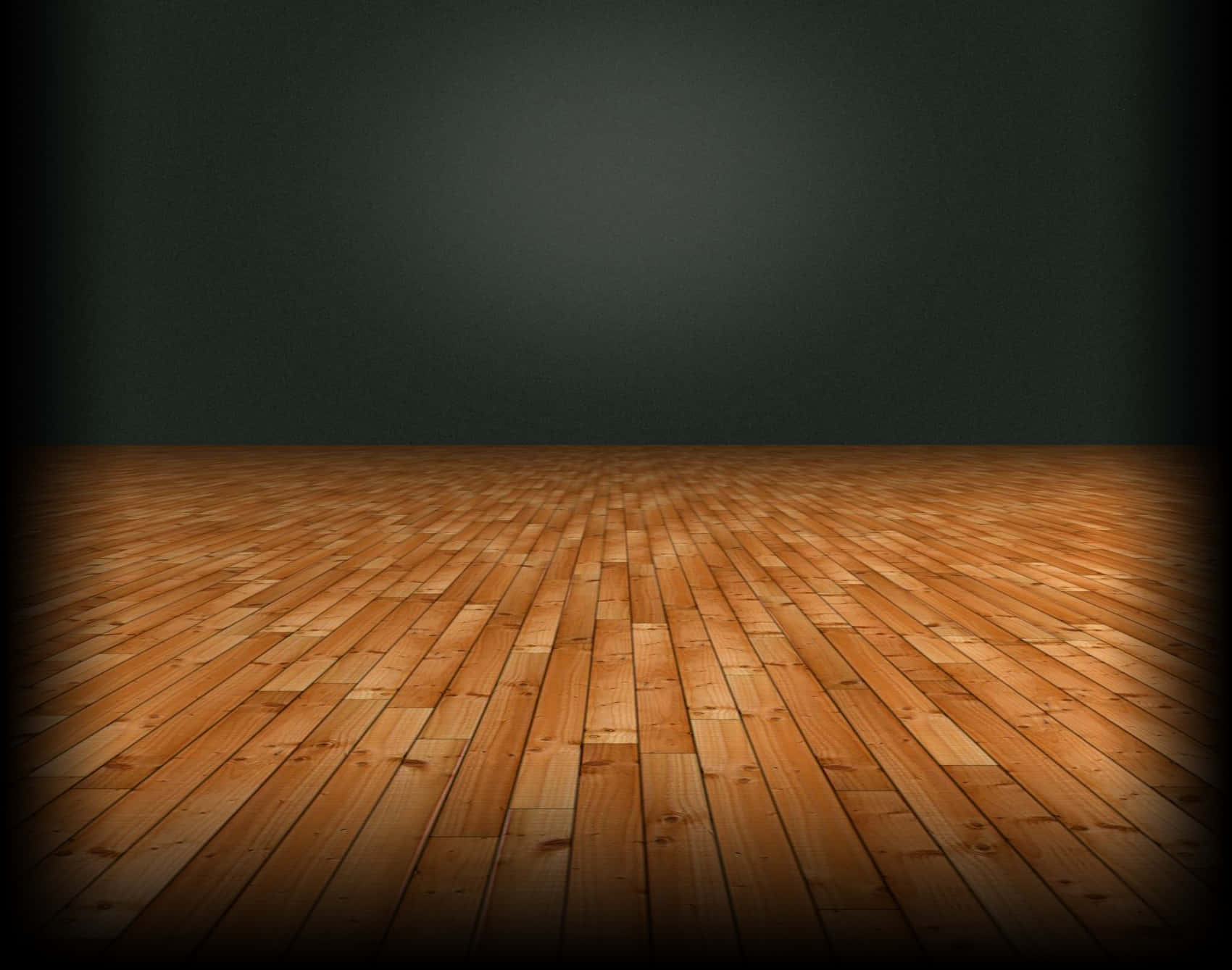 Polished Wooden Floor Spotlight PNG