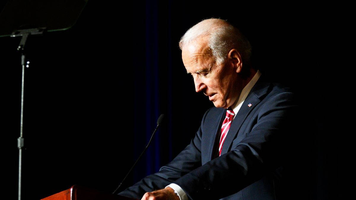Politician Joe Biden On Stage