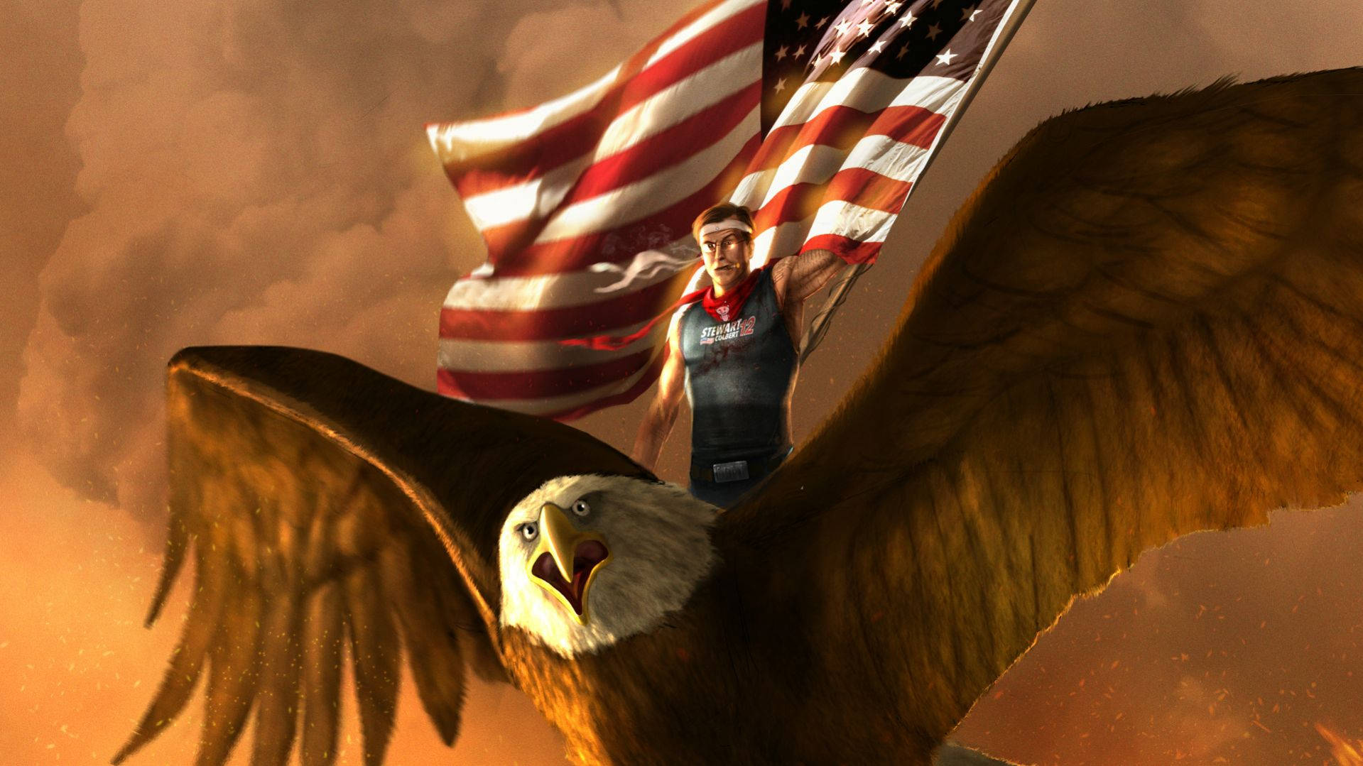 Politik Eagle Flag Wallpaper