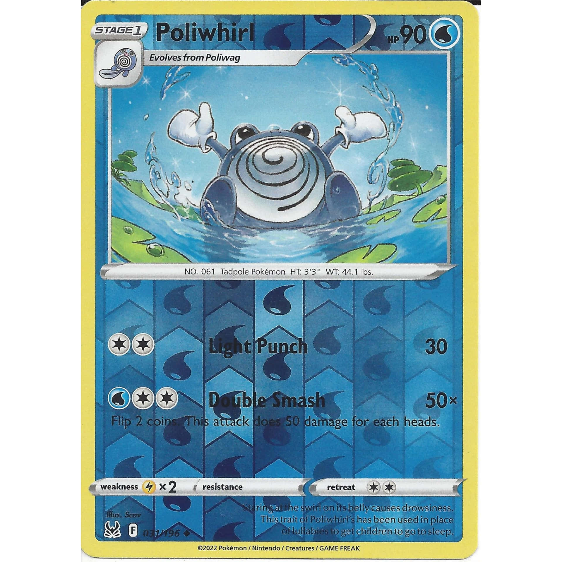 Poliwhirl 2022 Card Wallpaper