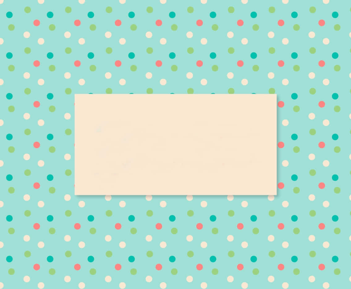 Polka Dot Background With A Blank Space