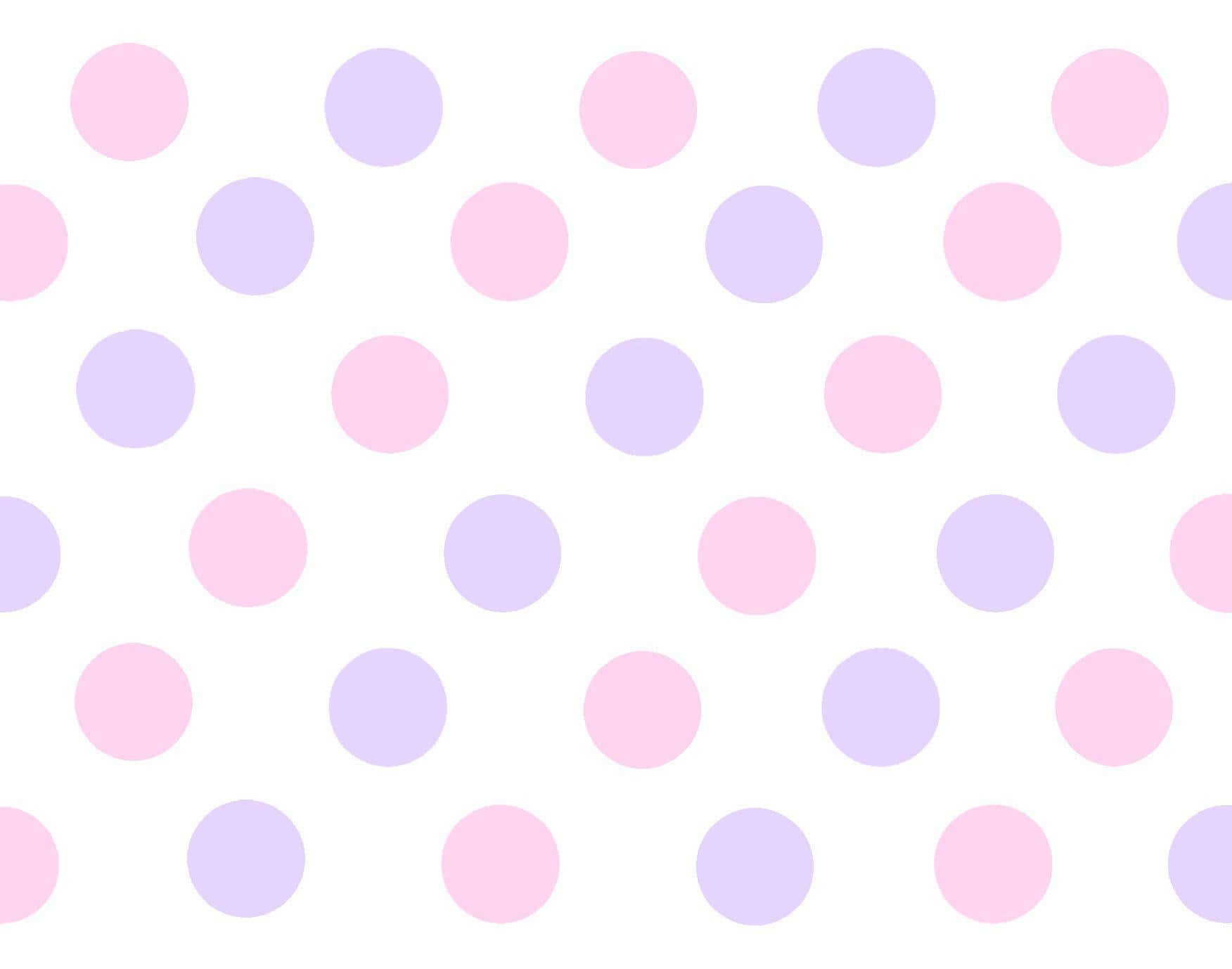 Einlustiger Und Stylischer Hintergrund Mit Polka Dots