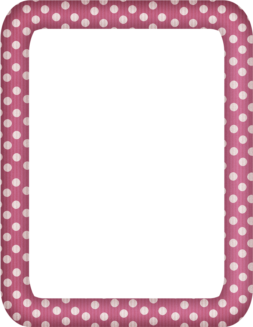 Download Polka Dot Border Frame Clipart