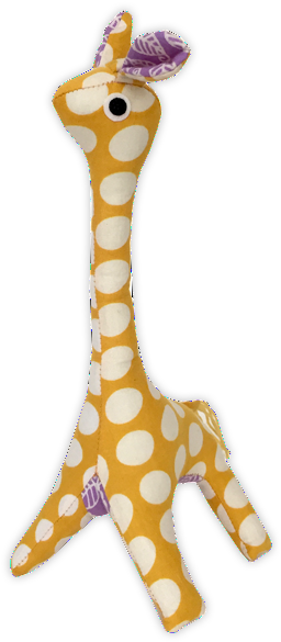 Polka Dot Giraffe Plush Toy PNG
