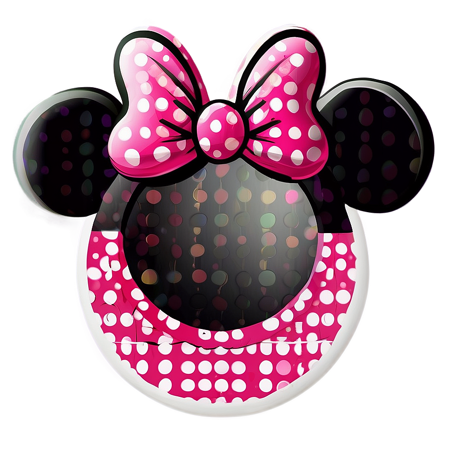 Download Polka Dot Minnie Mouse Design Png Tfy | Wallpapers.com