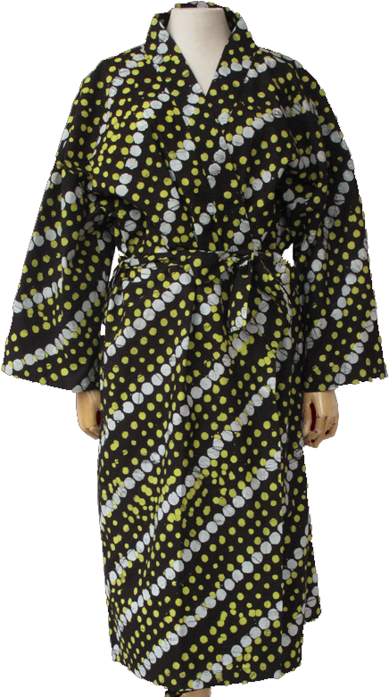 Polka Dot Pattern Kimono PNG