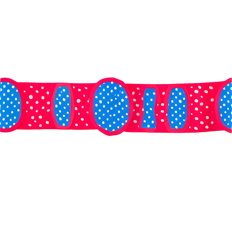 Polka Dot Ribbon Png 06242024 PNG