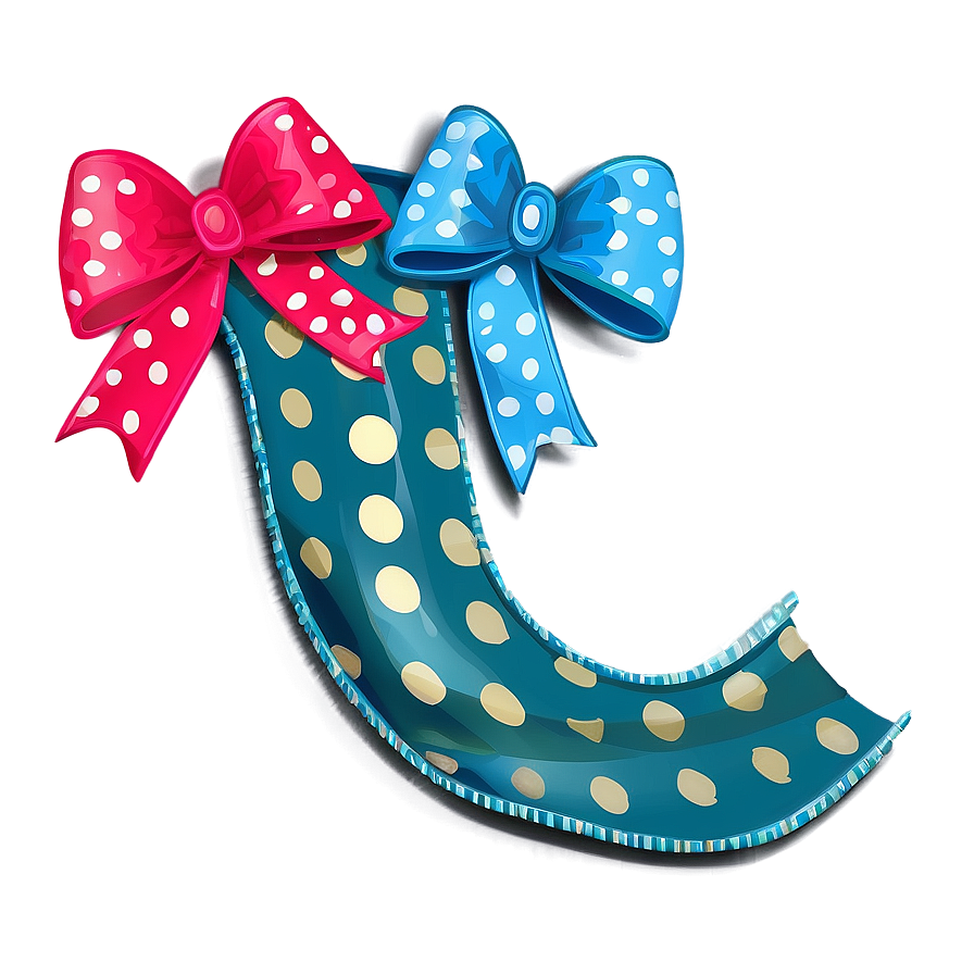 Polka Dot Ribbon Png Kij78 PNG