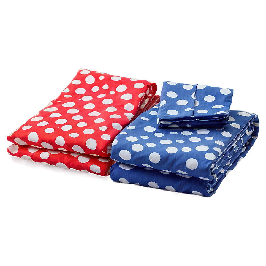 Polka Dot Sheet Set Png 06242024 PNG