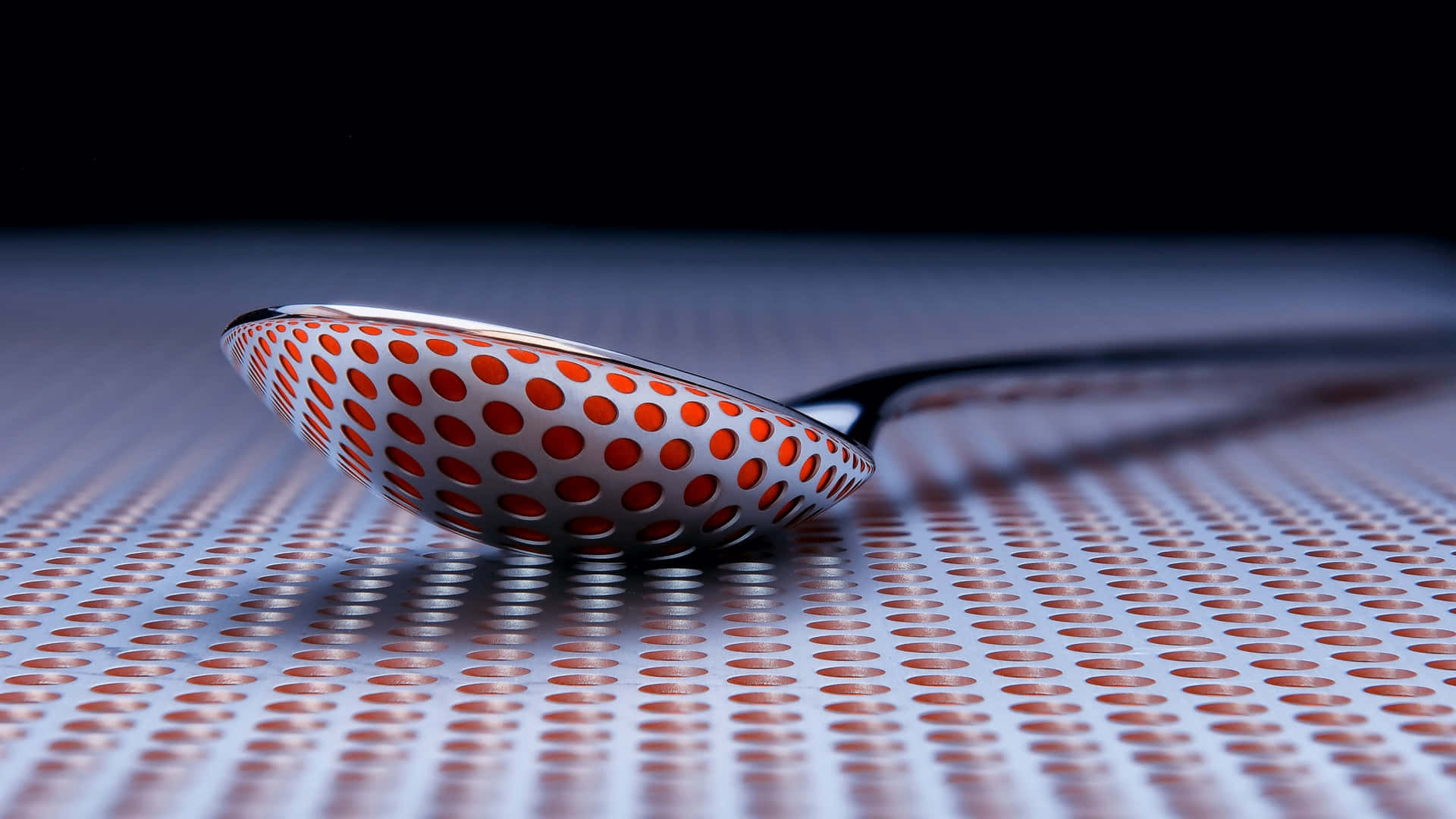 Polka Dot Spoonon Dotted Surface.jpg Wallpaper