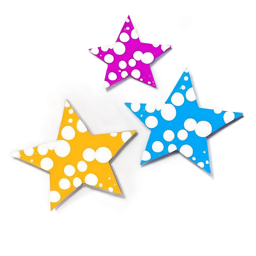 Polka Dot Stars Transparent Png 47 PNG