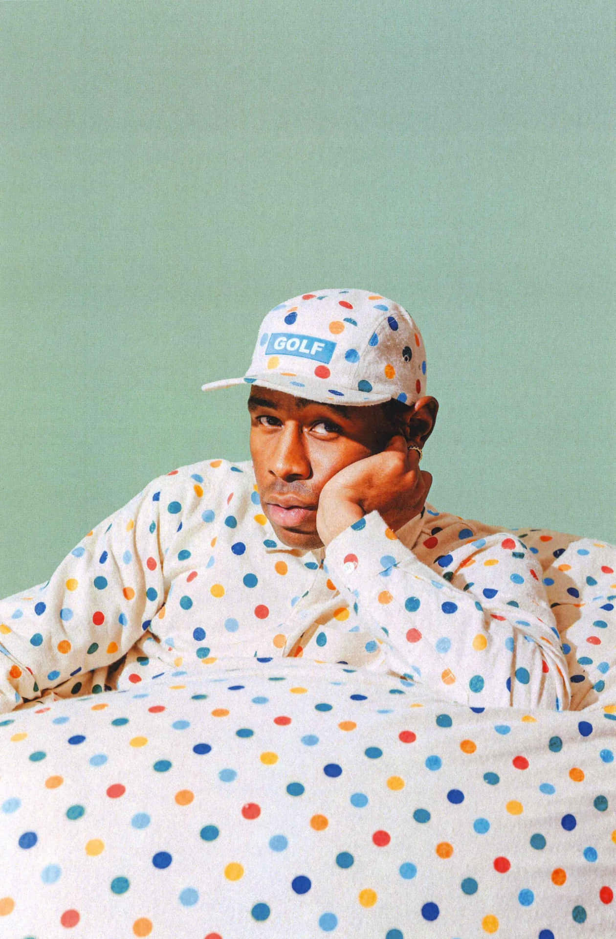 Download Face Of Tyler The Creator PFP Wallpaper