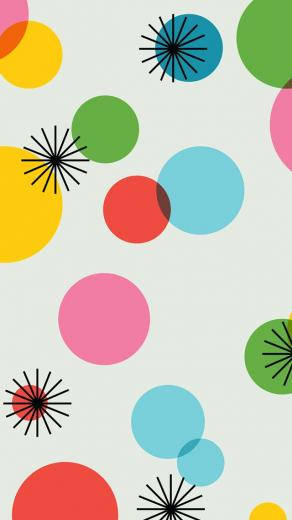 Polka Dots Clipart mobile wallpaper