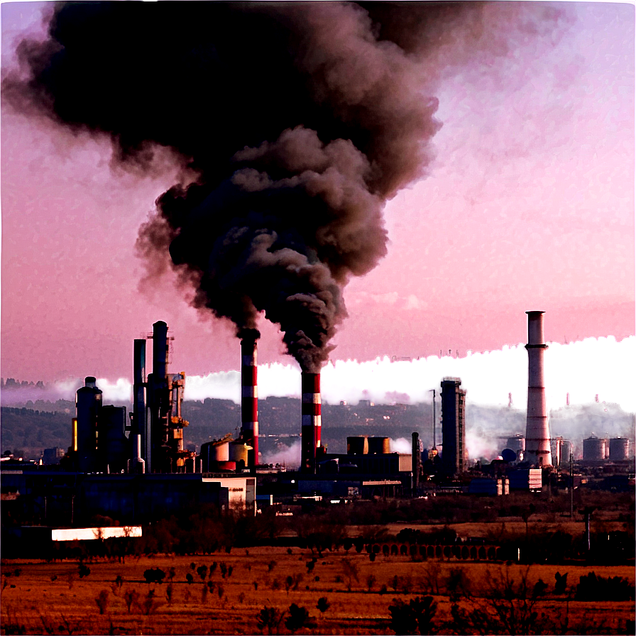 Polluted Air Smog Png 06132024 PNG