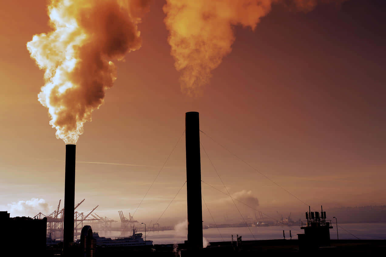 Stillaståendemen Produktiva Föroreningar I Miljön Bidrar Till Global Klimatförändring.
