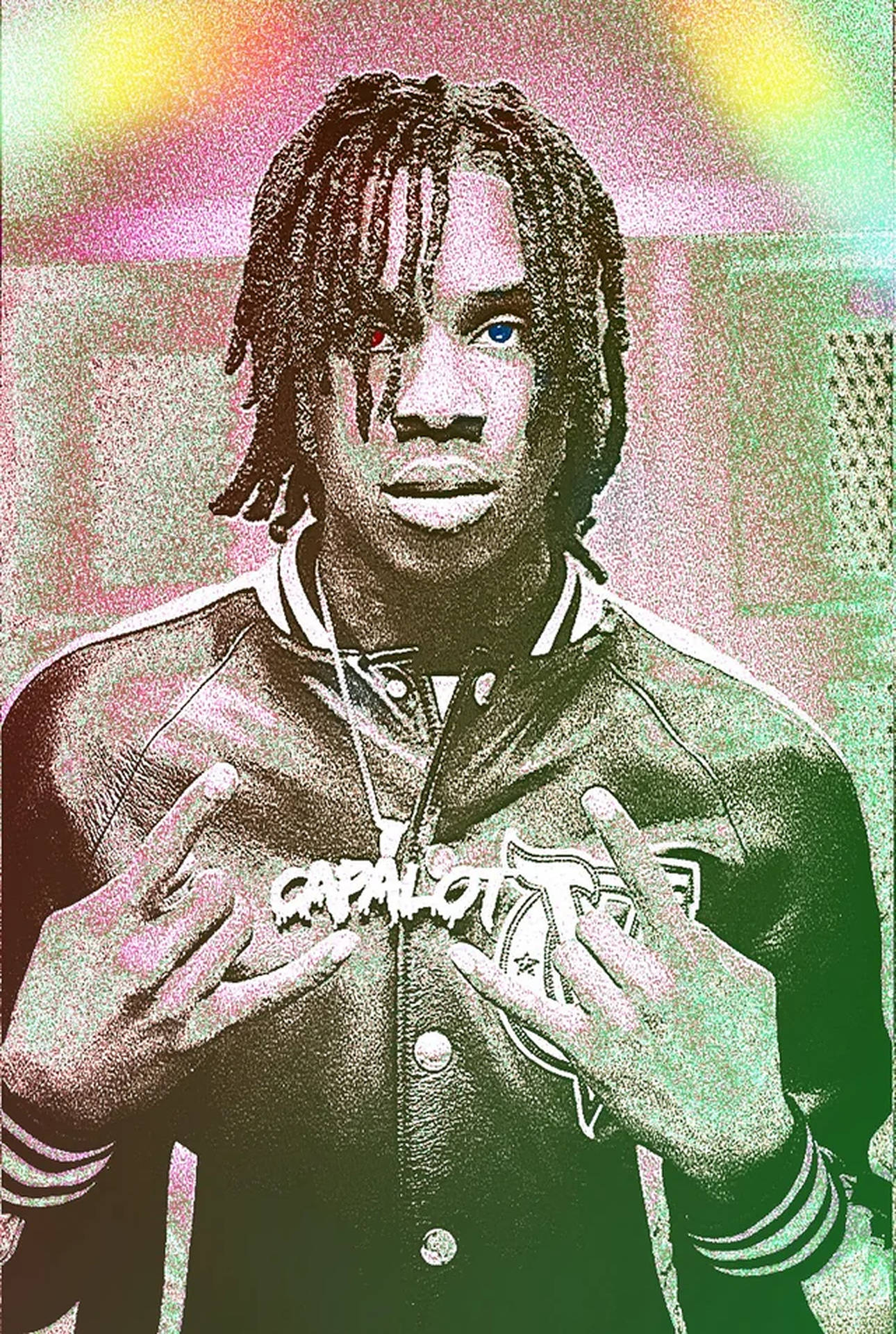 Polo G Psychedelic Art Wallpaper