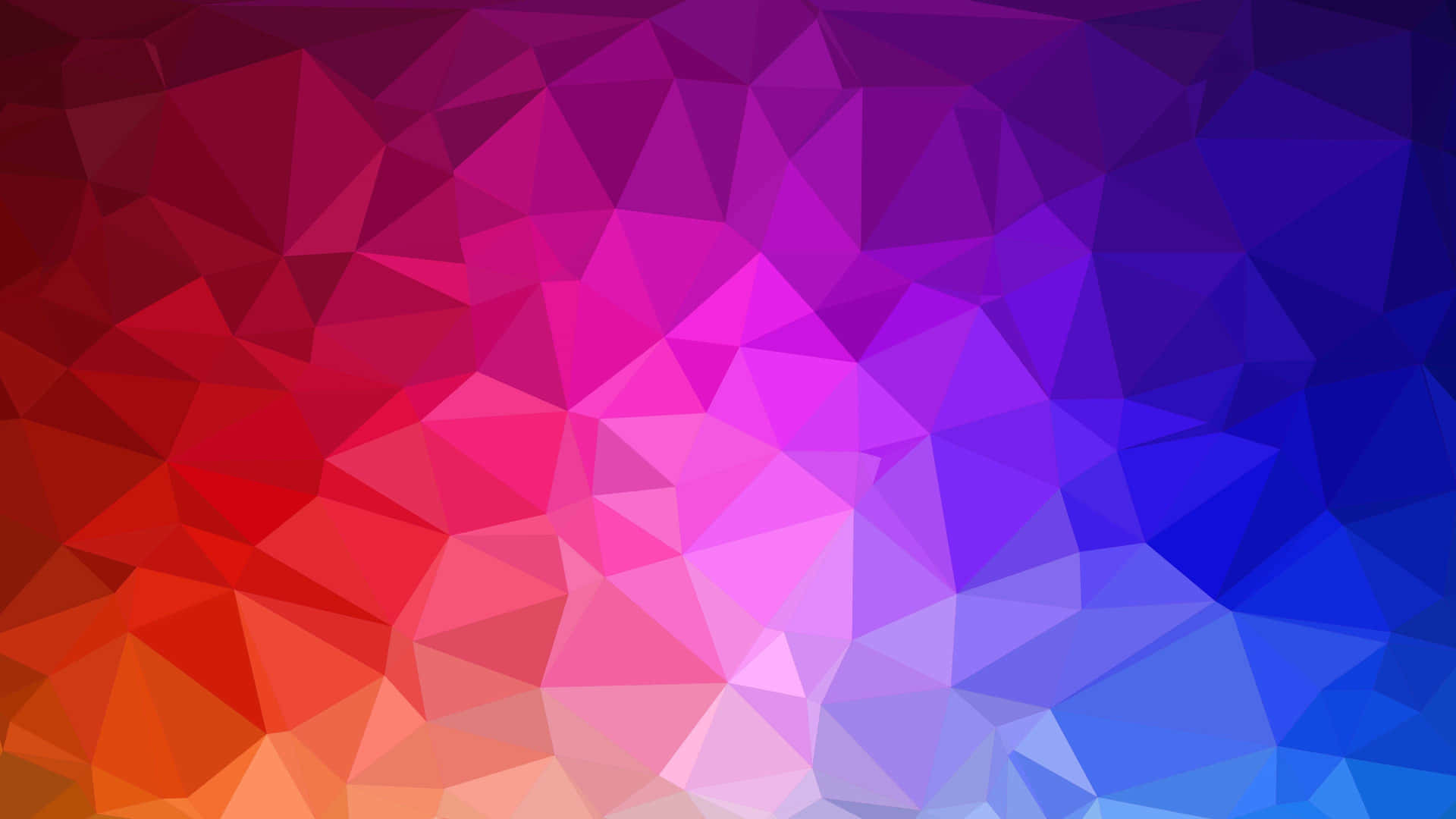 Vibrant Polygonal Background