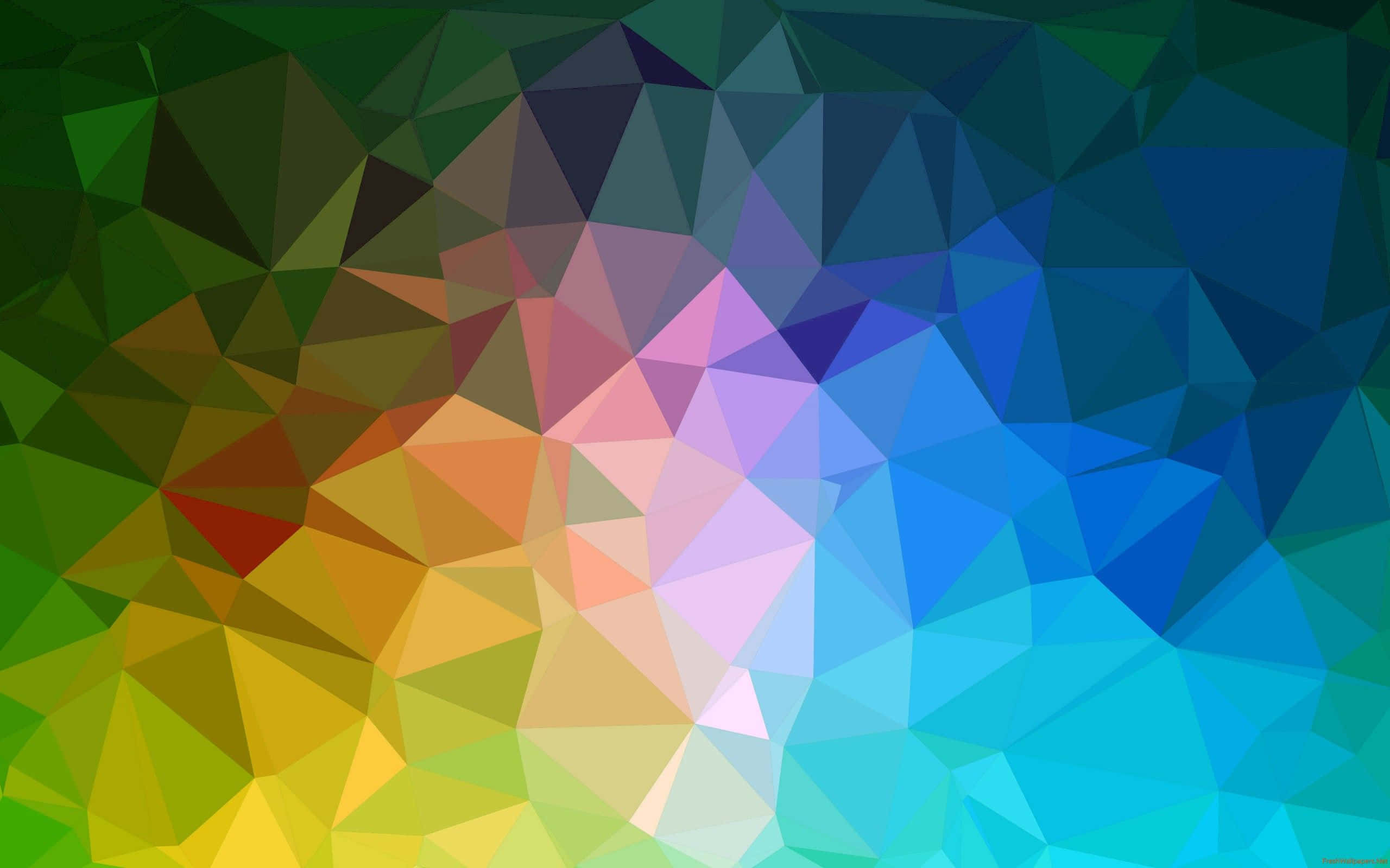 Create dazzling designs with a Polygon background