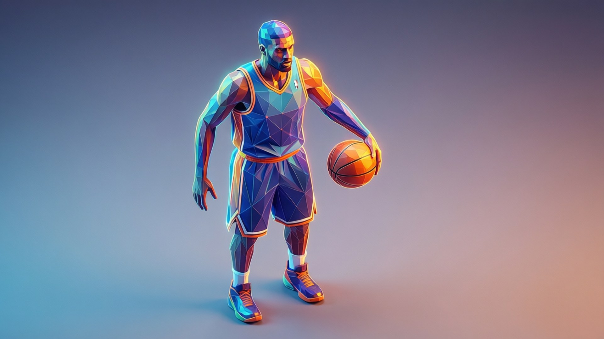 Polygon Baller Wallpaper
