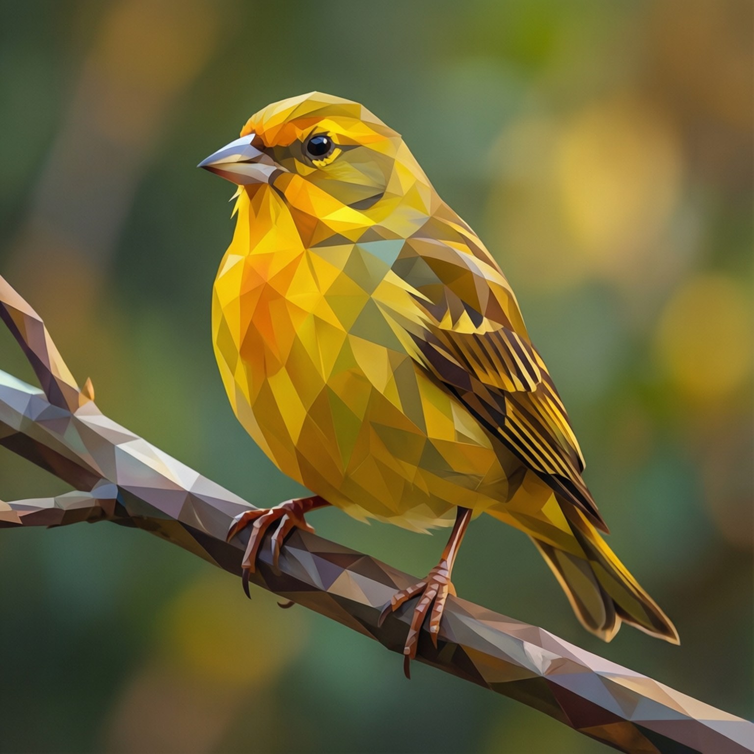 Polygon Bird Wallpaper
