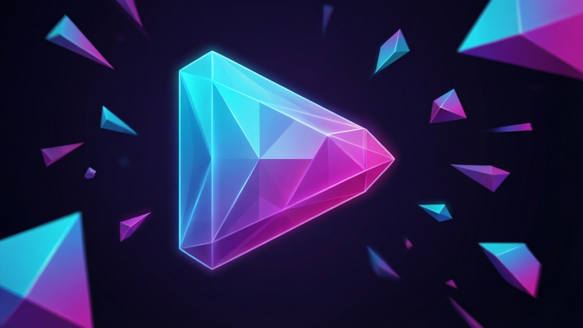 Polygon Gradient Play Papéis de Parede