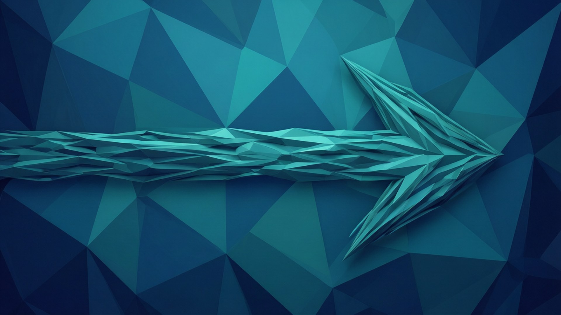 Polygonalt pilmønster Wallpapers
