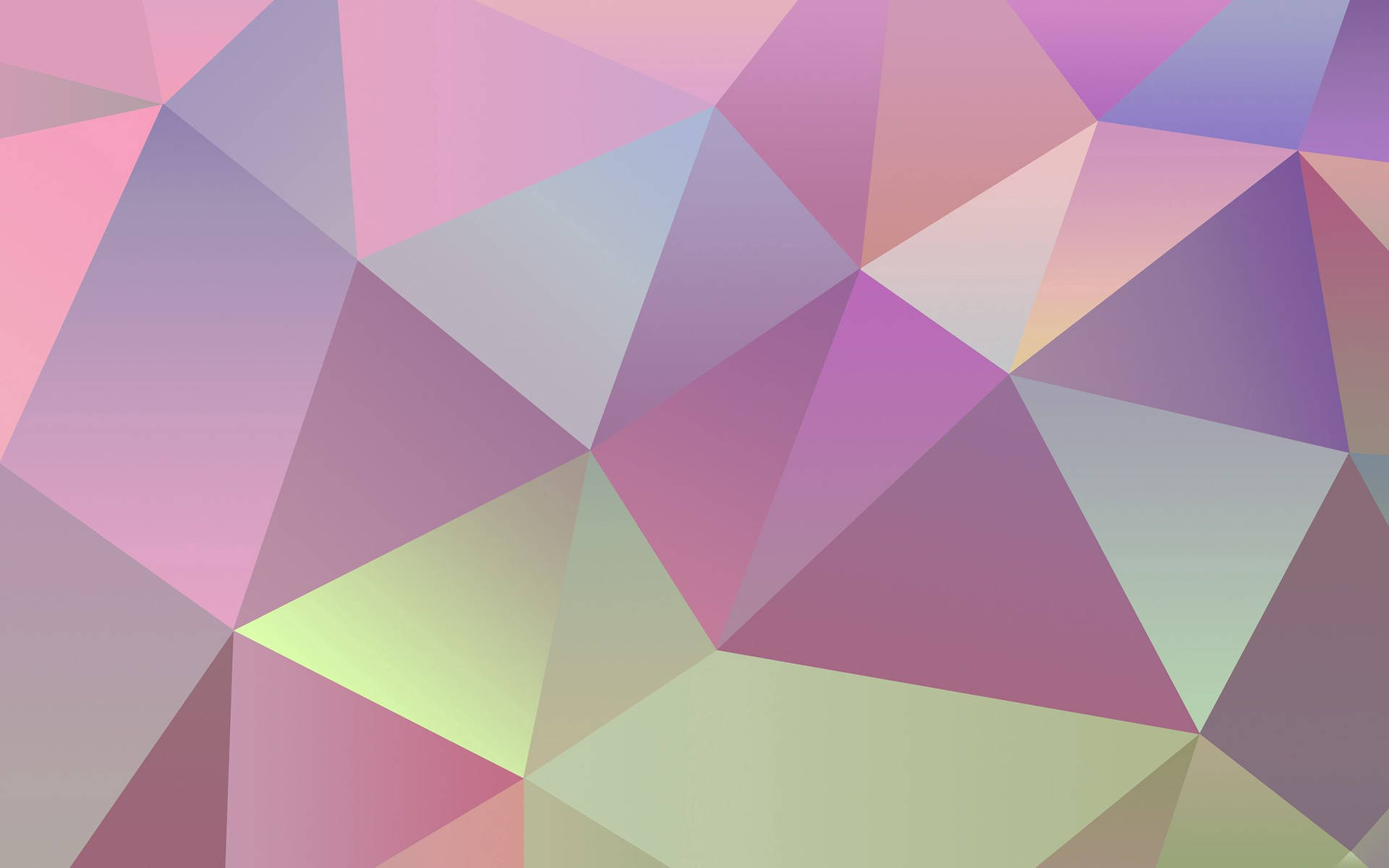 Pastel colors of connected polygons in background.