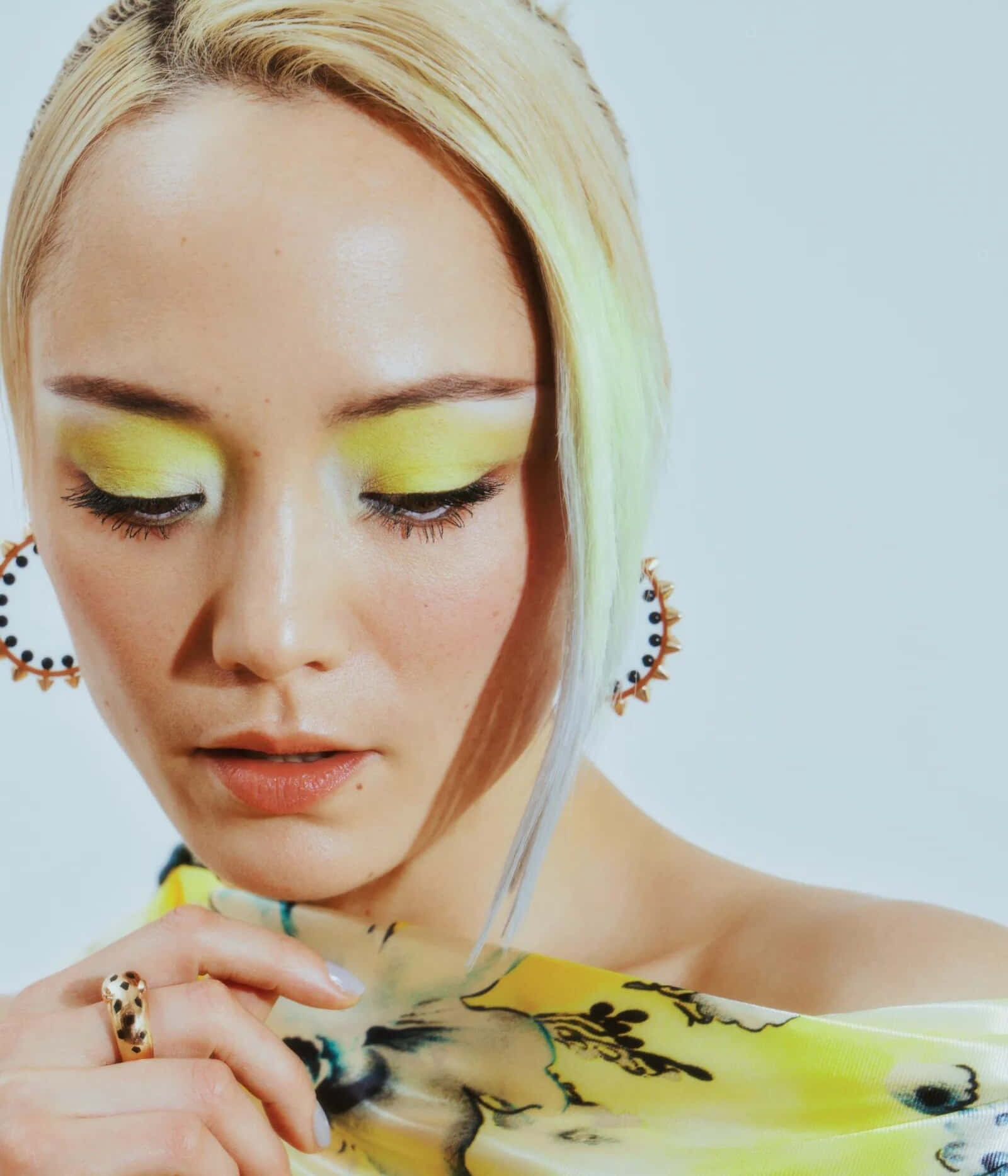 Download Pom Klementieff Yellow Eyeshadow Portrait Wallpaper ...