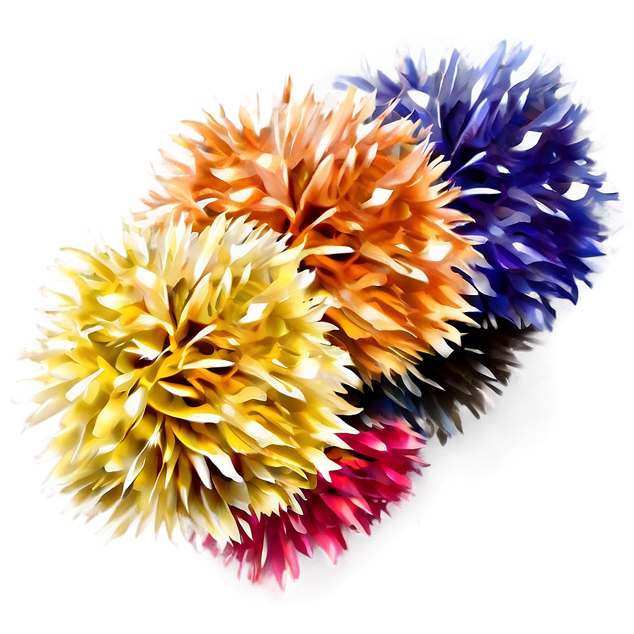 Pom Poms A PNG