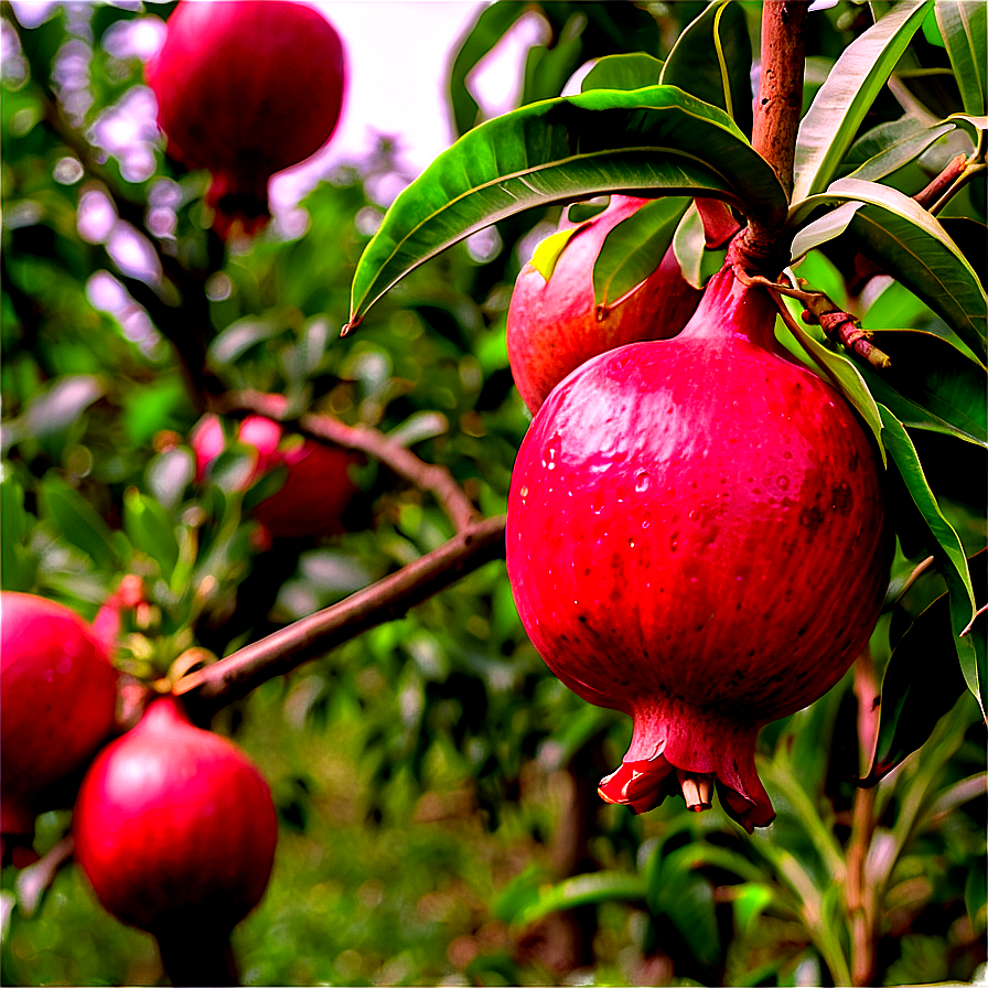 Pomegranate Cultivation Png Xfo PNG