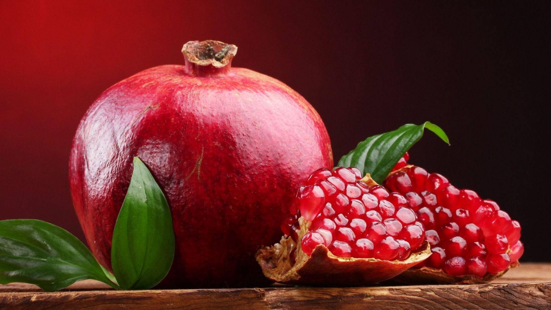 Pomegranate Fruit Symbol Of Fertility Wallpaper