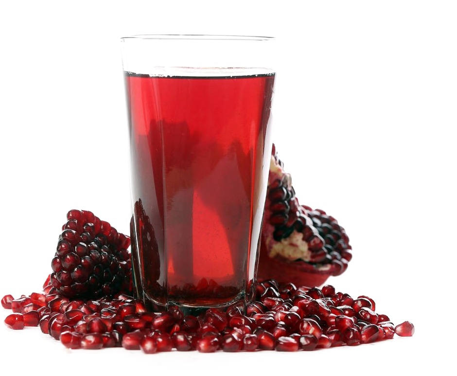 Pomegranate Juiceand Seeds PNG