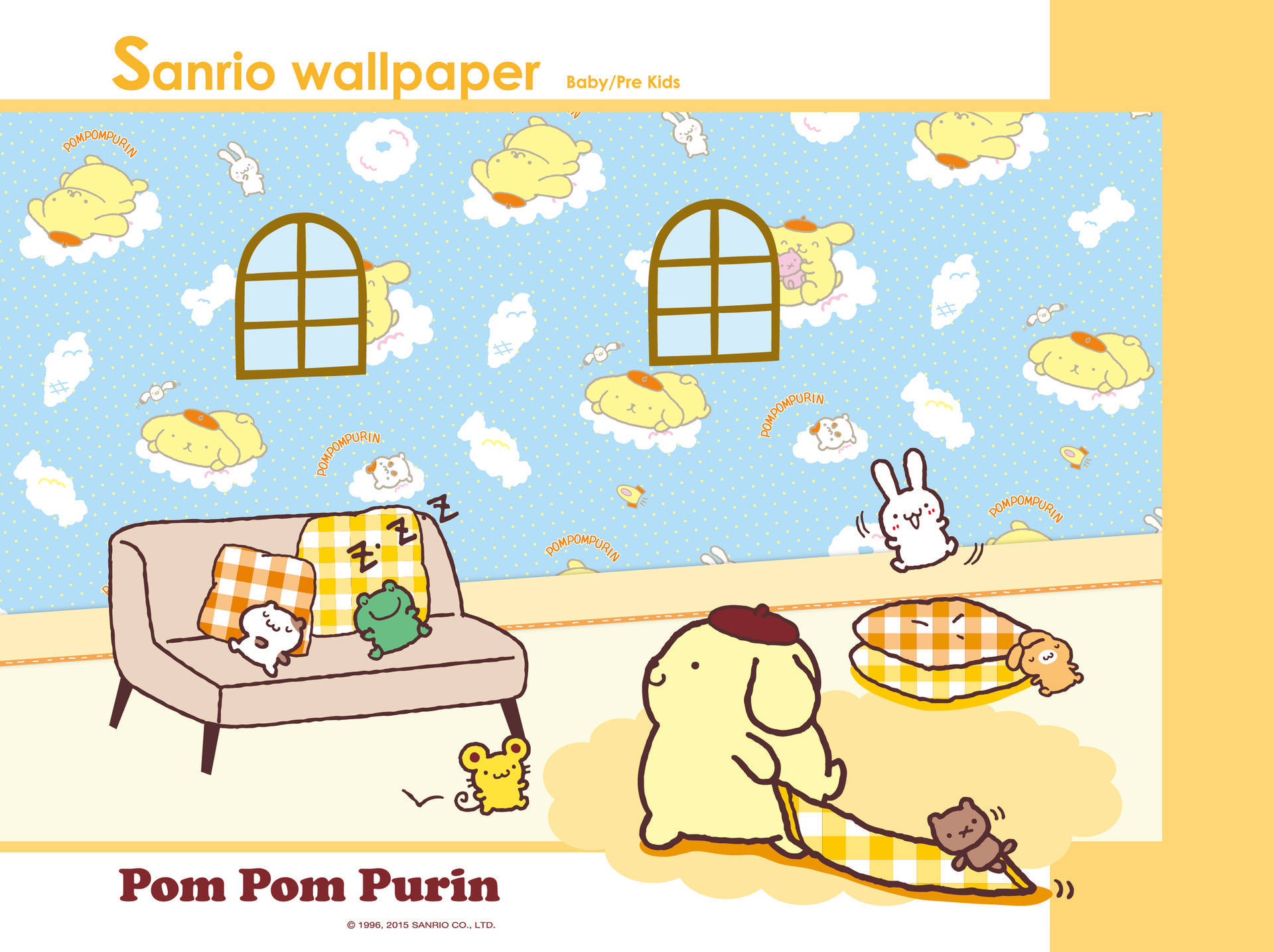 Nyd den smukke dag med Pompompurin tapet Wallpaper