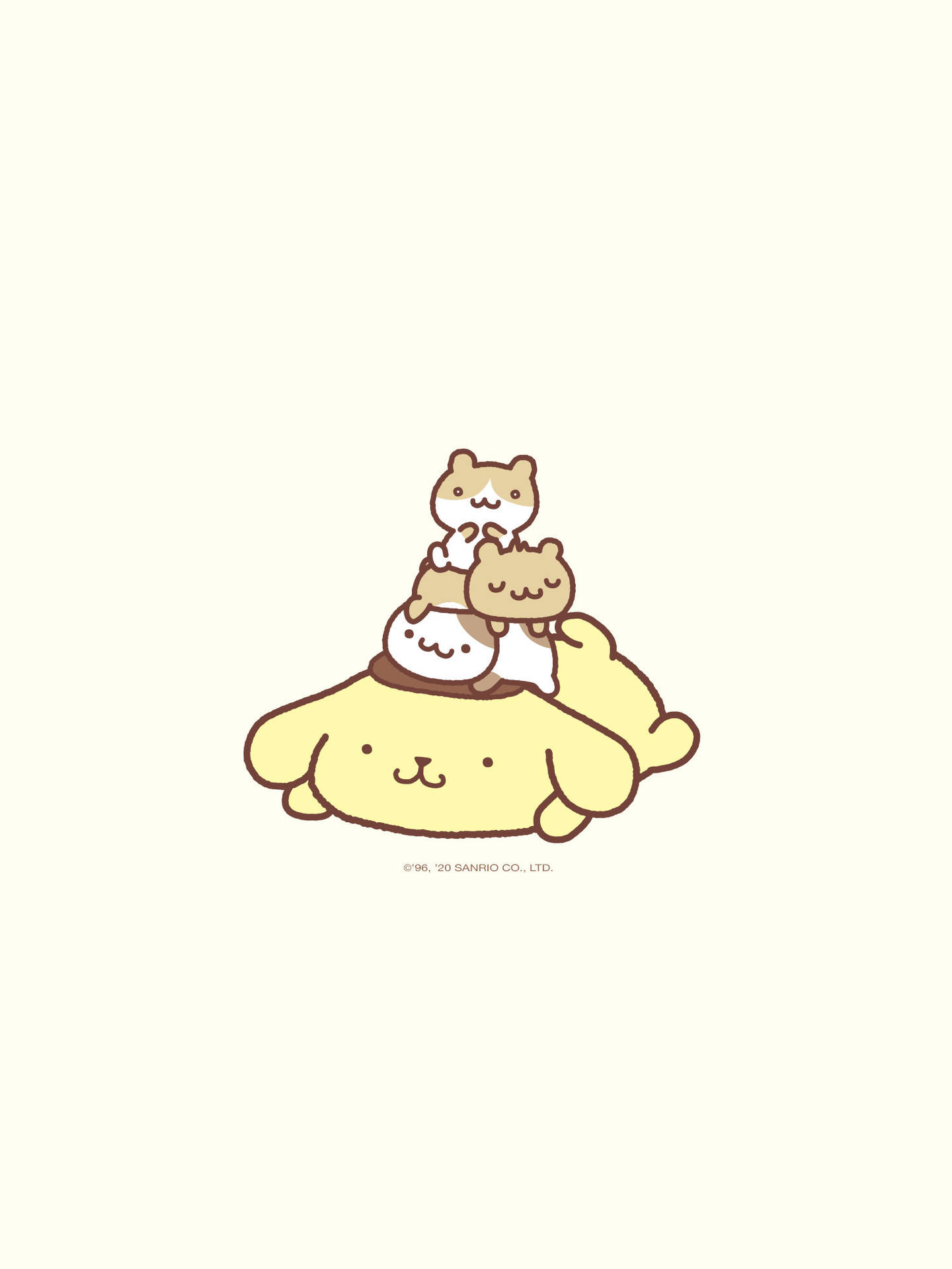 Pompompurin With Friends Wallpaper