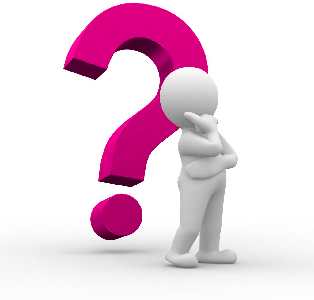 Pondering Figurewith Question Mark PNG