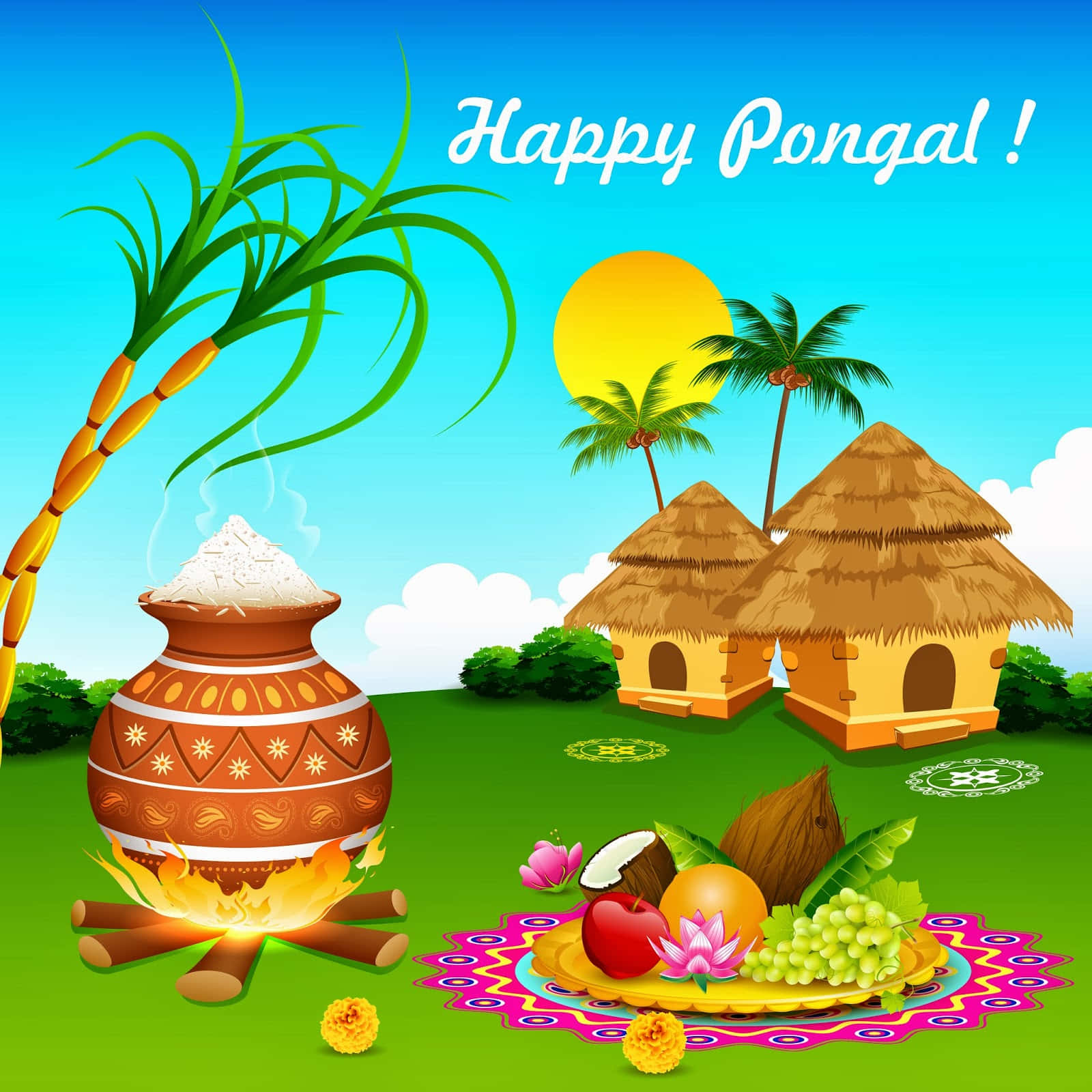 Celebrating Pongal with joy