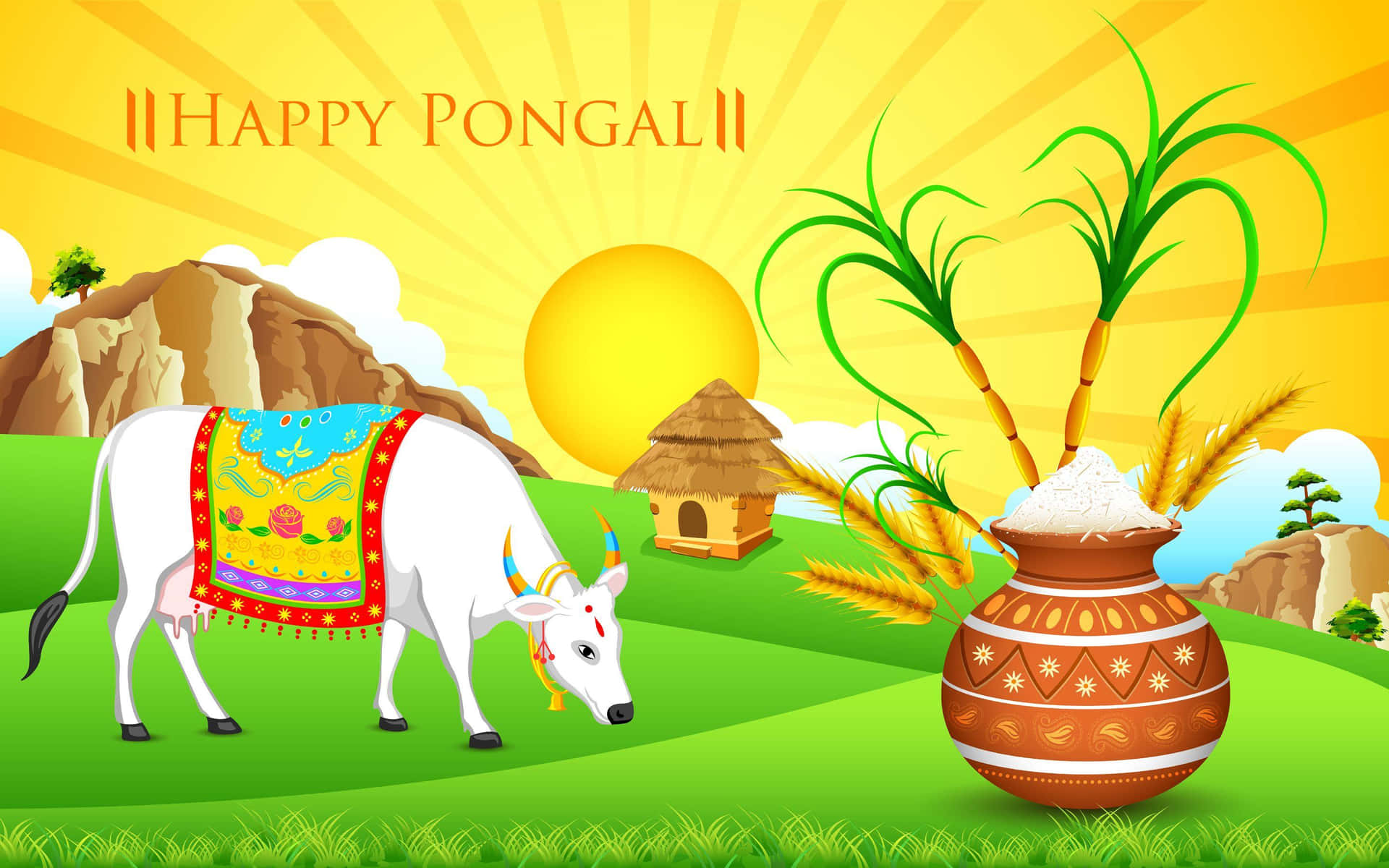 Happy Pongal Hd Wallpapers